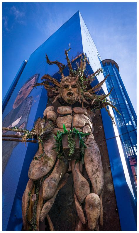 Green Man Statue Taken On A Photowalk Around Digbeth Birm Flickr