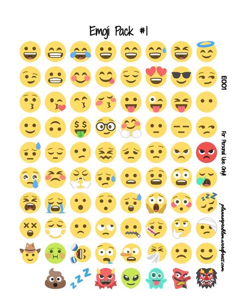 Emojis Para Imprimir Gratis Yuwie