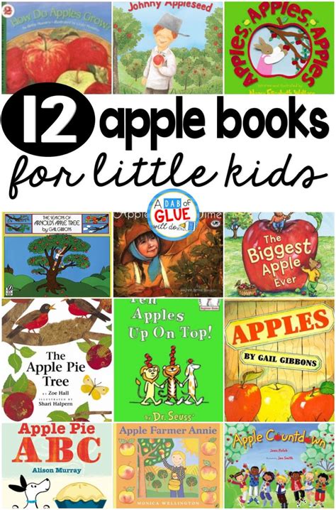 12 Apple Books For Little Kids A Dab Of Glue Will Do