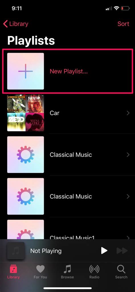 how to create playlists in apple music on iphone and ipad