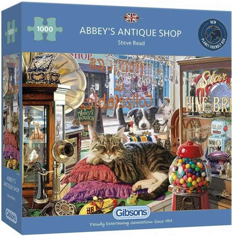 Gibsons Jigsaw Puzzle 1000 Piece Abbeys Antique Shop Treasured