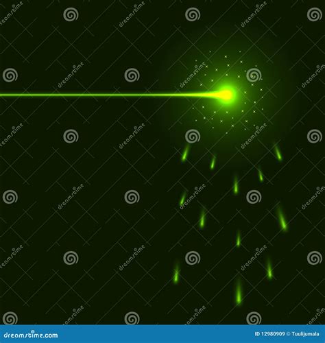 Laser Beam Set Colorful Laser Beam Collection Isolated On Transparent