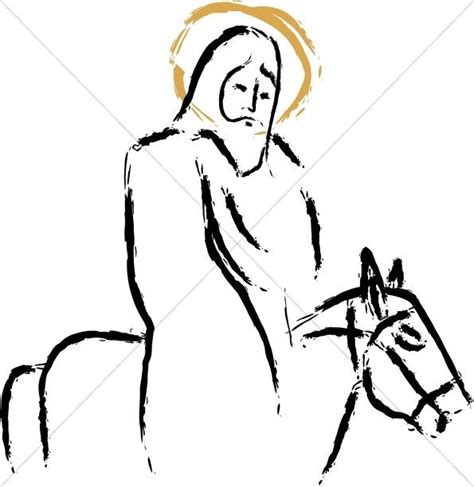 Jesus with with halo praying. Jesus riding Donkey Painted Strokes | Palm Sunday Clipart ...