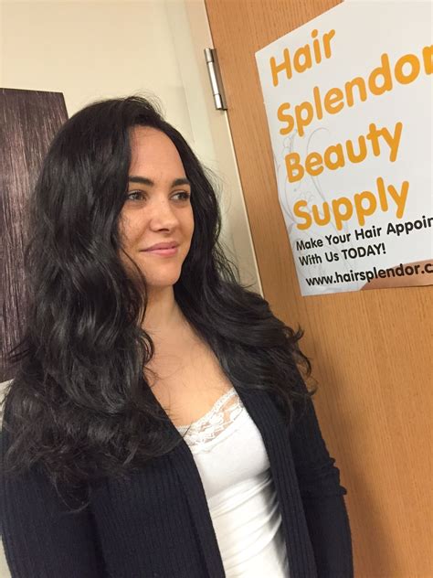 This local student was happy to find a natural looking wig at our
