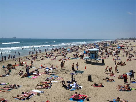 A Sunny Day On Huntington Beach Free Stock Photo Public Domain Pictures