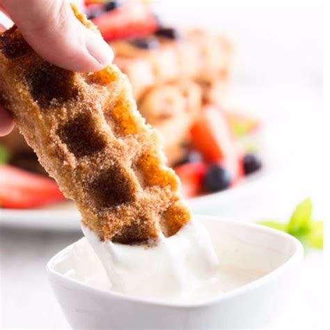 Waffled Churro French Toast Sticks By Savorynothings Quick And Easy