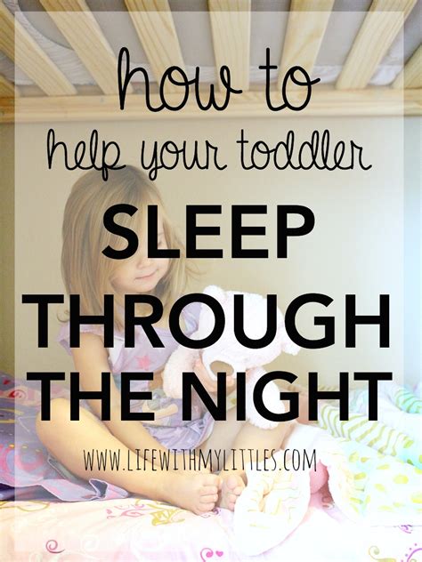 Helping Your Toddler Sleep Through The Night Life With
