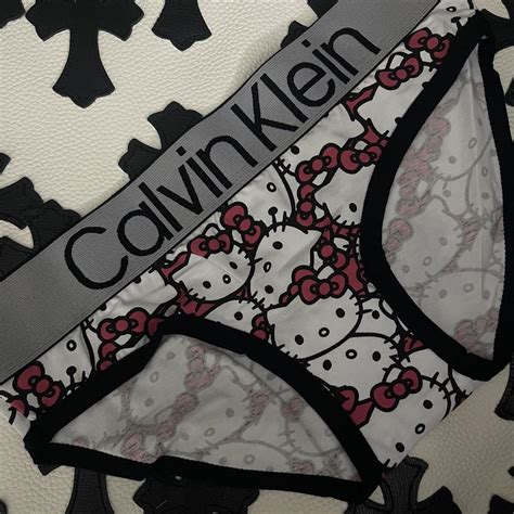 Calvin Klein X Hello Kitty Womans Underwearandbra Depop