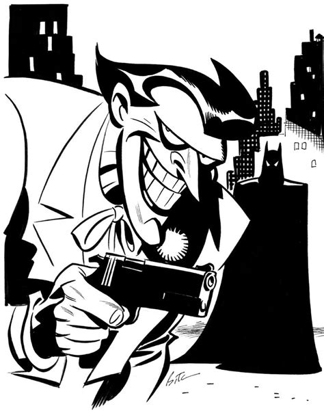 The Joker By Bruce Timm Joker Animated Joker Comic Joker Comic Book