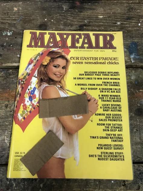 Vintage Mayfair Adult Magazine Vol 17 No 4 12 53 Picclick