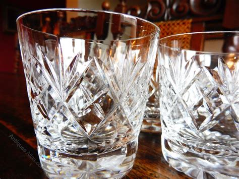 Antiques Atlas Set Of Six Hand Cut Crystal Whiskey Glasses