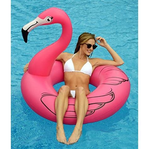 Oyrgcik inflatable pool floats, shark pool floaties for adults kids teens, kiddie pool toys water fun summer beach swimming pool inflatables ride on pool party raft lounge toys. GeeksHive: Kangaroo's Jumbo Pink Flamingo Pool Float; 4 ...