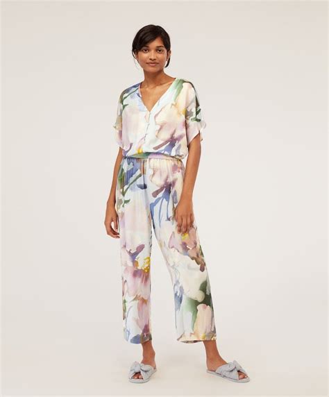 Multicoloured Floral Shirt Pyjamas Pyjamas And Homewear Oysho