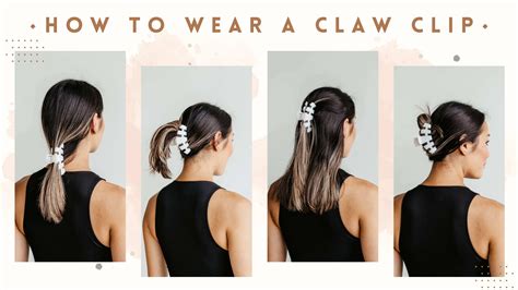 How To Wear A Claw Clip Gliks