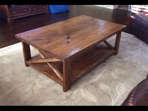 Similarly to finding a coffee table that has the right height, you should look for one that has the right length in relation to the width of your sofa. How to make a rustic coffee table with a bottom shelf. Ana ...