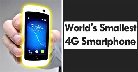 Meet The Worlds Smallest 4g Smartphone