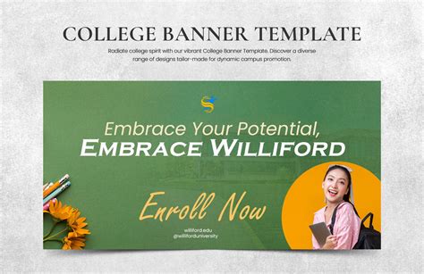 College Banner Template Download In Illustrator Psd Png