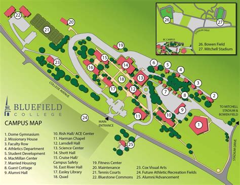 Campus Map About Bc Bluefield College