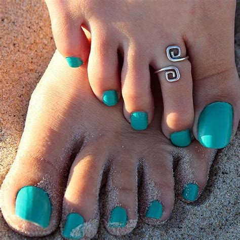2021 Women Toe Rings Celebrity Vintage Simple Toe Ring Adjustable Foot