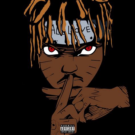 Naruto X Juice Wrld Anime Rapper Album Cover Art Cover Art