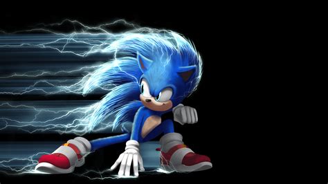 Sonic The Hedgehog Blue Neon