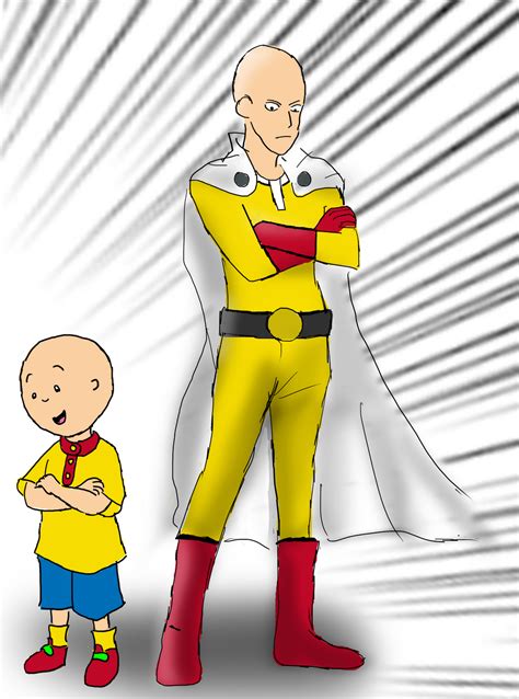 Caillou Grew Up Right One Punch Man By Haxgodjet On Deviantart