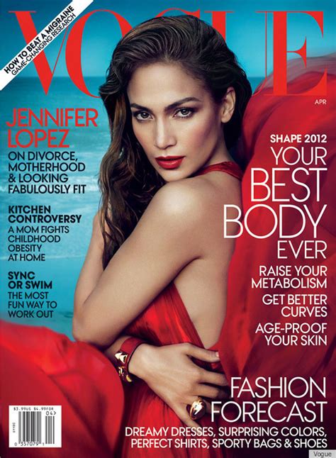 Jennifer Lopez Vogue Cover For April Is Her Second Ever Photo Huffpost