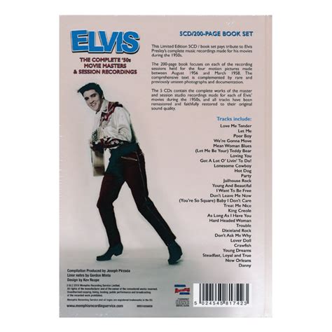 Elvis Presley The Complete S Movie Masters Session Recordings