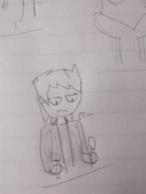 Tord Holding A Fork And Spoon By Eddsworldfan555 On Deviantart