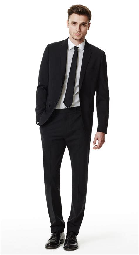 Black Suit Black Tie White Shirt Black Suit Dress Black Suit Jacket