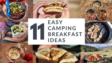 Healthy Breakfast Ideas For Tent Camping Camping Nature