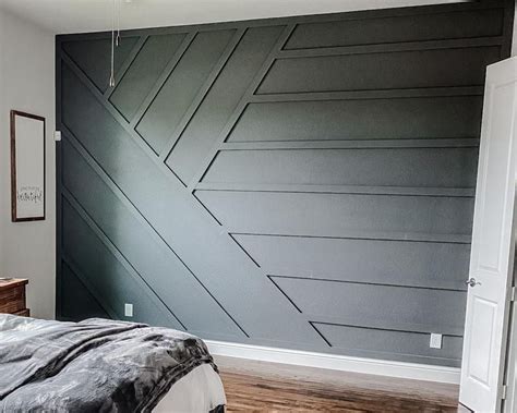 Geometric Wood Accent Wall Diy Page Weed