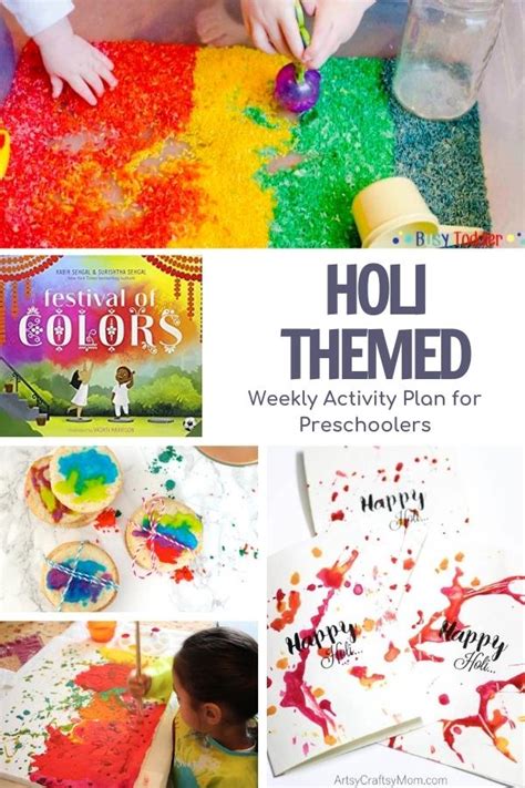 Festival Of Colors Holi Week Activity Plan For Preschoolers