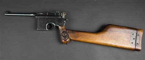 Pistolet C96 9mm Et Son étui Crosse Catégorie B Aiolfi Gbr