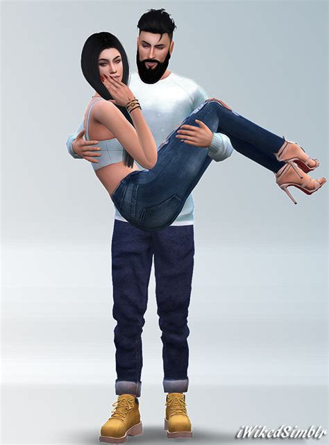 Sims 4 Ccs The Best Couple Pose Pack By Iwikedsimblr