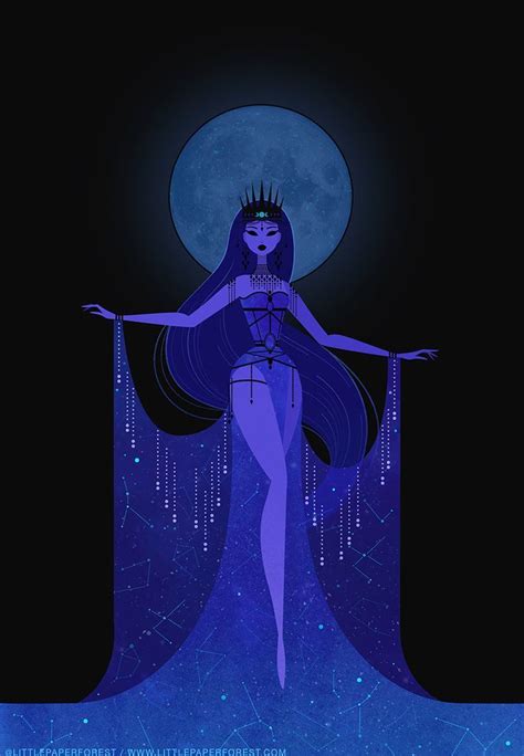 Nyx The Greek Goddess Or Personification Of The Night A