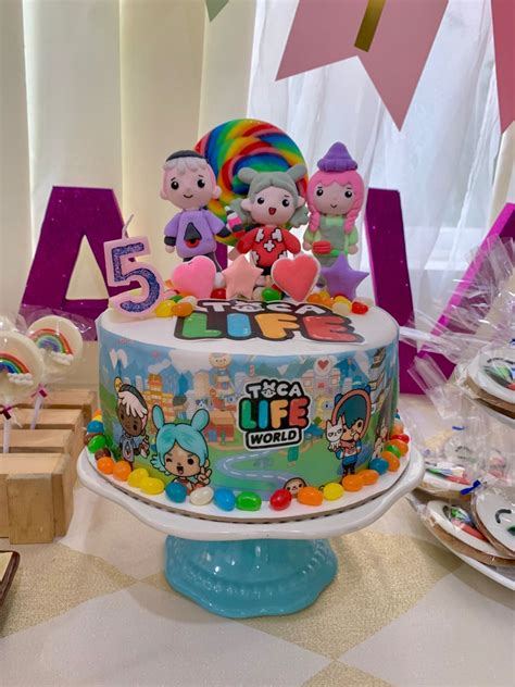 Toca Boca Cake Toca Life Birthday Party Birthday Cake Girls Girl Cakes