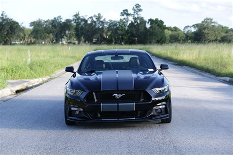 2016 Ford Mustang Gt Roush Supercharged 670 Hp 199 Miles Black Fastback