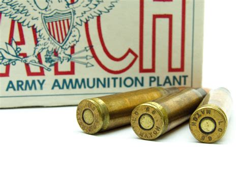 762 Nato Match Ammunition M 118 Lake City Brass With 173 Grain Fmj