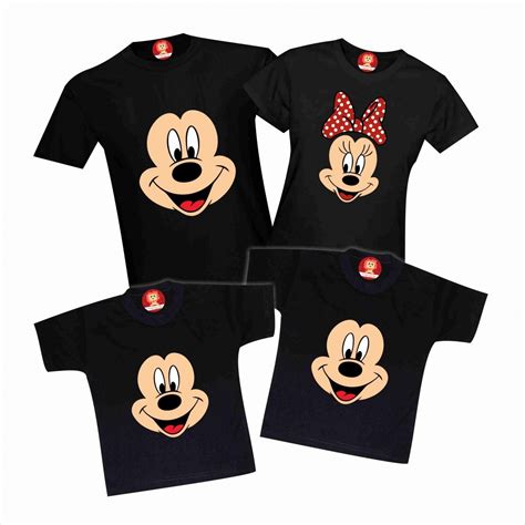 Camisetas Mickey E Minnie Família