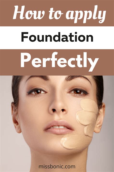 How To Apply Foundation Perfectly In 2021 How To Apply Foundation