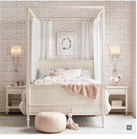 Canopy bed suitable for kings and queens. Restoration Hardware Bellina Canopy Bed- Twin for Sale in ...