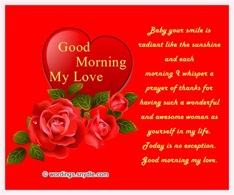 Romantic Good Morning Messages Wordings And Messages The Best