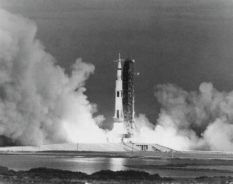 Launch Of Apollo 15 Atop A Saturn V Rocket Photograph By Nasascience