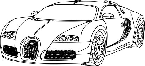 Bugatti Chiron Printable Coloring Sheets Exclusive Super Sport Car