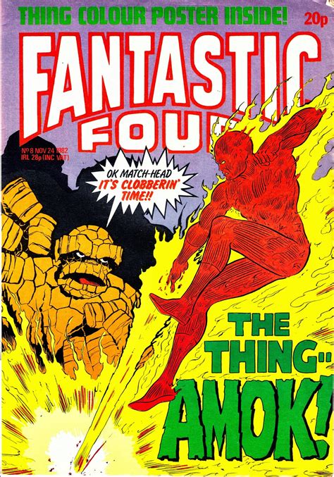 Starlogged Geek Media Again 1982 Fantastic Four November Cover