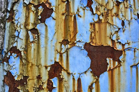 Old Paint On Metal Stock Photo Image Of Destruction 82828590