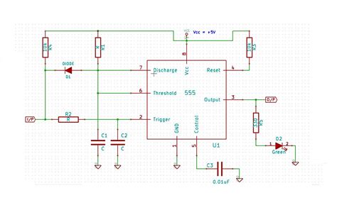 Basic 555 monostable multivibrator circuit. > circuits > digital logic purpose of diode in this 555 timer application l25878 - Next.gr