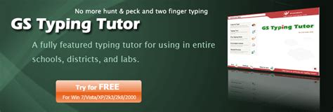 Gs Typing Tutor Typing Tutor And Typing Test Software