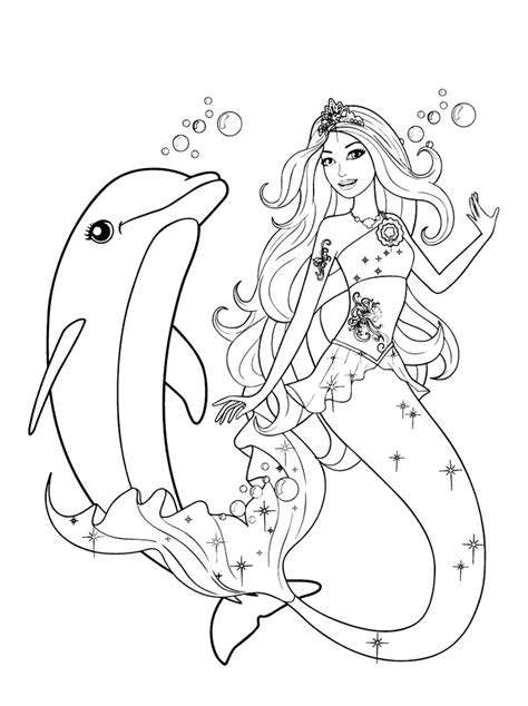 Download and print these mako mermaid coloring pages for free. Coloring page - Mermaid swimming in the sea